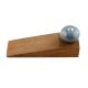 2 Pieces Grey Crackle Ceramic Wooden Door Stopper